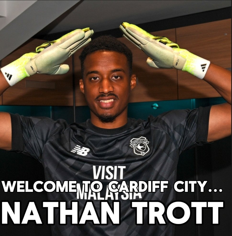 TROTT IS IN!📝🔵

Cardiff City have brought in Nathan Trott on loan from Copenhagen for the season.

There’s an option to make it permanent if City bounce straight back to the Championship.

Welcome aboard, Nathan!💙
