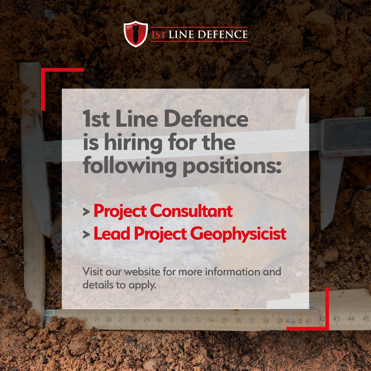 Join one of the UK’s top UXO risk mitigation teams 💥
 
📍 Lead Project Geophysicist – Lead high-impact UXO projects.

📍 Project Consultant – Support national client operations.

👉 Apply now: bit.ly/46P8Rhf
📩 Questions? Contact us: info@1stlinedefence.co.uk