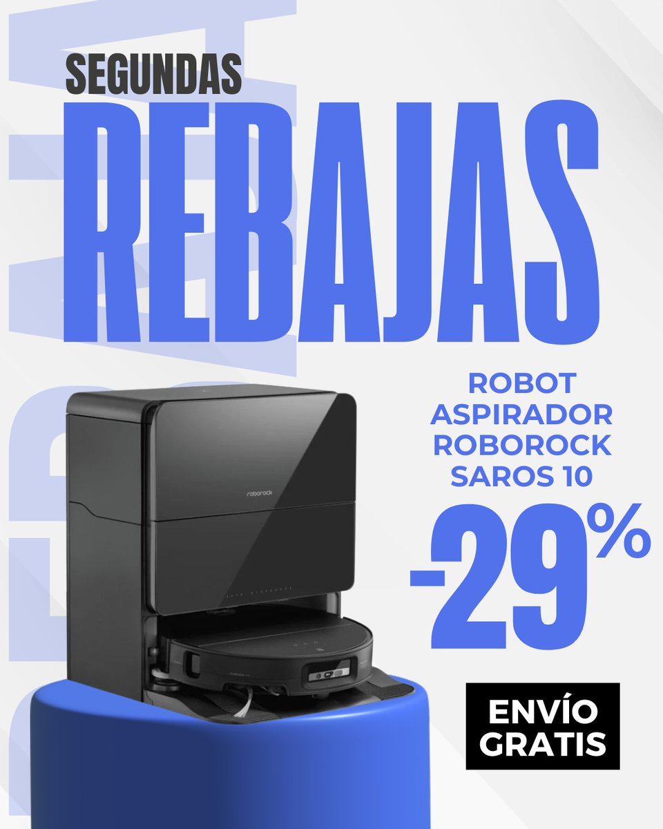 Mantén tu hogar impecable con el Roborock S8 Pro Ultra🤖

-29% de descuento✨

El robot que limpia por ti con succión potente y mapeo inteligente👌

 👉 buff.ly/S0xDUcM

#OfertasAllzone #Roborock #RebajasAllzone