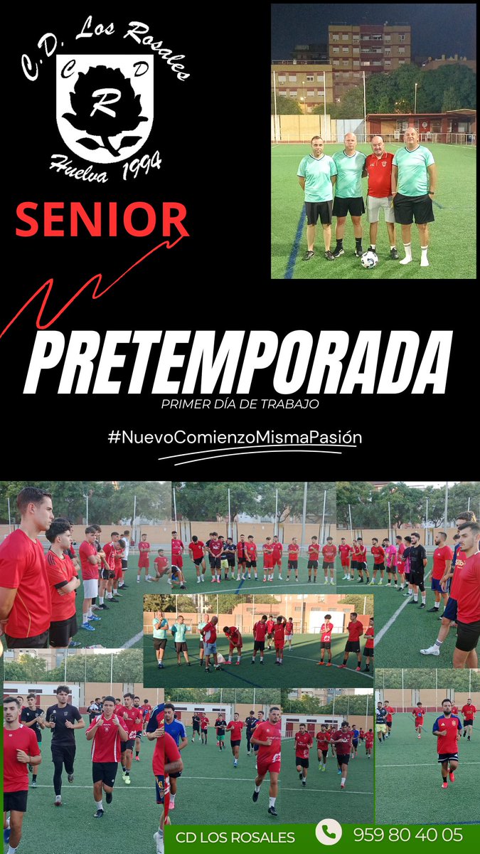 ⚽PRETEMPORADA🥅SENIOR
Ayer primer día de entrenamiento para nuestros Guerreros, donde acudieron a probar decenas de jugadores, llegando a contar hasta medio centenar en esta primera sesión. 
HOY NUEVA CITA A LAS 20:30H
#NuevoComienzoMismaPasión 
#SienteElRojo 
#CDLRdesde1994