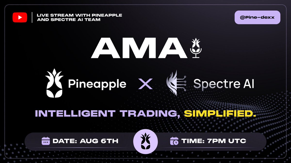 Pineapple (@pineappledex) on Twitter photo ๐๐ ๐ ๐๐ผ๐ฑ๐ฎ๐: <a href="/PineappleDex/">Pineapple $PAPPLE</a> ๐
<a href="/Spectre__AI/">SPECTRE AI</a> ๐
๐จ๐๐ฒ๐ฟ๐ ๐๐ถ๐น๐น ๐๐ผ๐ผ๐ป ๐ฏ๐ฒ ๐ฎ๐ฏ๐น๐ฒ ๐๐ผ ๐ฎ๐ฐ๐ฐ๐ฒ๐๐ ๐ฆ๐ฝ๐ฒ๐ฐ๐๐ฟ๐ฒโ๐ ๐ฟ๐ฒ๐๐ฒ๐ฎ๐ฟ๐ฐ๐ต ๐บ๐ผ๐ฑ๐๐น๐ฒ๐ ๐ฎ๐ป๐ฑ ๐ฑ๐ฎ๐๐ฎ ๐๐ถ๐ฑ๐ด๐ฒ๐๐ ๐ผ๐ป ๐๐ผ๐ธ๐ฒ๐ป ๐ฝ๐ฎ๐ด๐ฒ๐ ๐ฎ๐ฐ๐ฟ๐ผ๐๐ ๐ฃ๐ถ๐ป๐ฒ๐ฎ๐ฝ๐ฝ๐น๐ฒ ๐๐๐ซ, ๐๐ ๐ ๐๐ผ๐ฑ๐ฎ๐: <a href="/PineappleDex/">Pineapple $PAPPLE</a> ๐
<a href="/Spectre__AI/">SPECTRE AI</a> ๐
๐จ๐๐ฒ๐ฟ๐ ๐๐ถ๐น๐น ๐๐ผ๐ผ๐ป ๐ฏ๐ฒ ๐ฎ๐ฏ๐น๐ฒ ๐๐ผ ๐ฎ๐ฐ๐ฐ๐ฒ๐๐ ๐ฆ๐ฝ๐ฒ๐ฐ๐๐ฟ๐ฒโ๐ ๐ฟ๐ฒ๐๐ฒ๐ฎ๐ฟ๐ฐ๐ต ๐บ๐ผ๐ฑ๐๐น๐ฒ๐ ๐ฎ๐ป๐ฑ ๐ฑ๐ฎ๐๐ฎ ๐๐ถ๐ฑ๐ด๐ฒ๐๐ ๐ผ๐ป ๐๐ผ๐ธ๐ฒ๐ป ๐ฝ๐ฎ๐ด๐ฒ๐ ๐ฎ๐ฐ๐ฟ๐ผ๐๐ ๐ฃ๐ถ๐ป๐ฒ๐ฎ๐ฝ๐ฝ๐น๐ฒ ๐๐๐ซ,