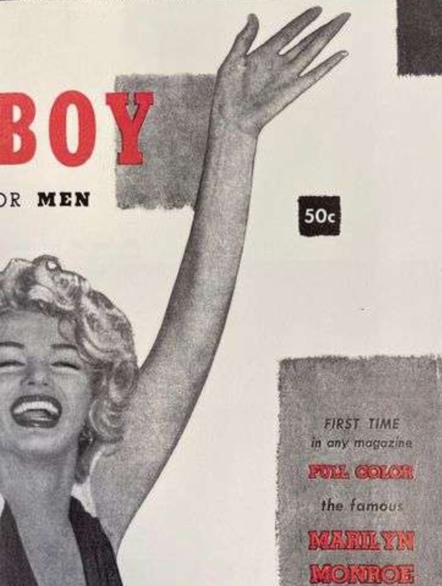 1) January 1997 issue of Playboy magazine:

Mr. Marilyn Monroe (MM/33) flashing a triad claw...big hands, thick wrists, big foot

2,3) first ever issue of Playboy in 1953, the claw again