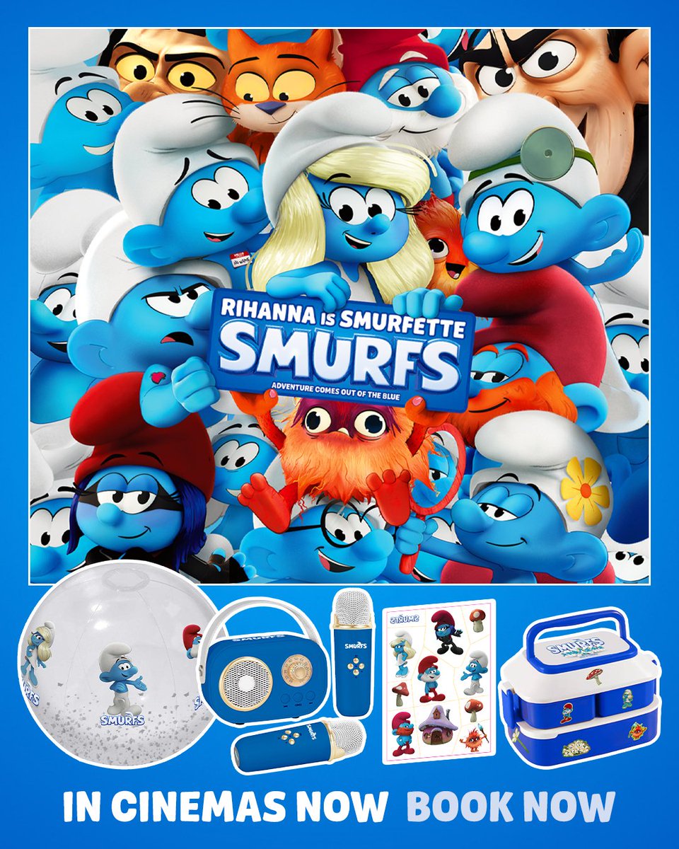 Smurfs fans, we’re giving you the chance to WIN* a magical Smurfs merch bundle! 🎁💙

To enter, just repost and tag a friend who’d join you in the magical Smurf village for fun and mischief. 🍄✨

Catch #Smurfs on the big screen now!

*UK &amp; Ireland residents only.
*T&amp;Cs apply 📲