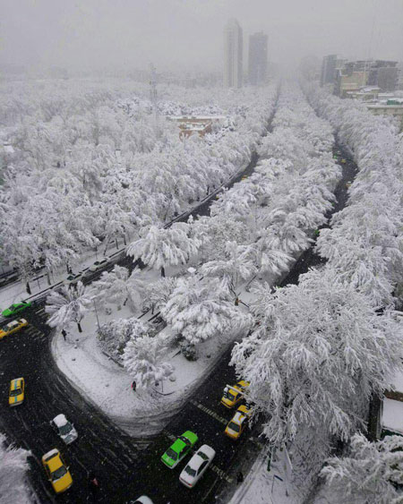 امروز دقیقا وسط تابستون هستیم
خواستم وسط گرما از این عکس لذت ببرید

📸 : unknown