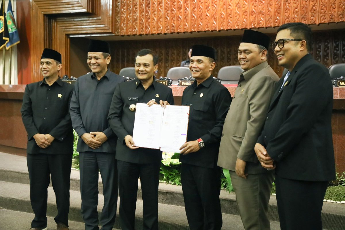 bpkadjtg's tweet image. Anggaran Pendapatan dan Belanja Daerah (APBD) Perubahan tahun 2025 Provinsi Jawa Tengah, telah disetujui dalam rapat paripurna di Gedung Berlian, Selasa (5/8/2025).

#APBD #BPKADJateng