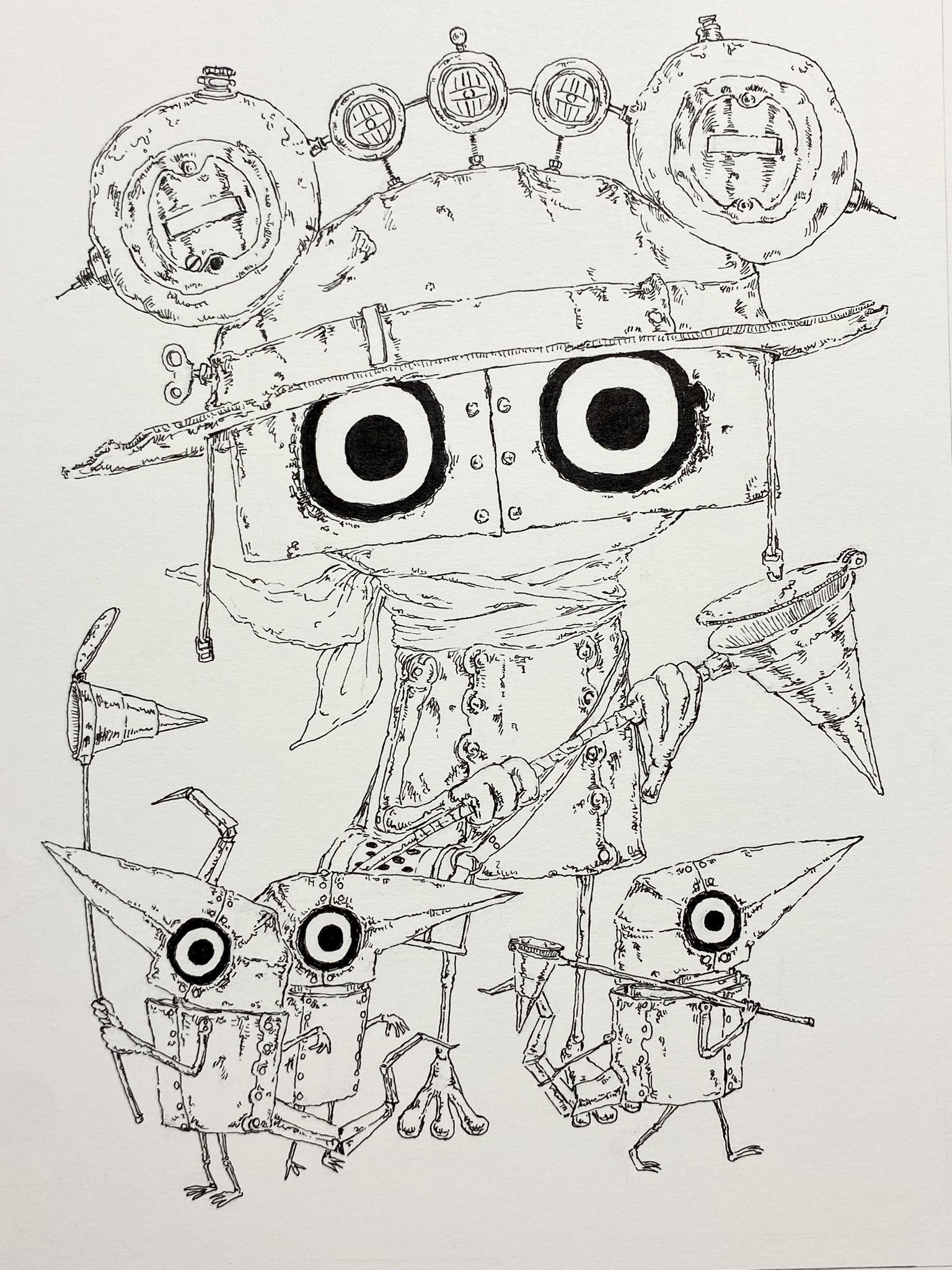 risa mehmet 原画　直筆画 atelier art space and shop MさんでPOPUP shopを開催させて頂き