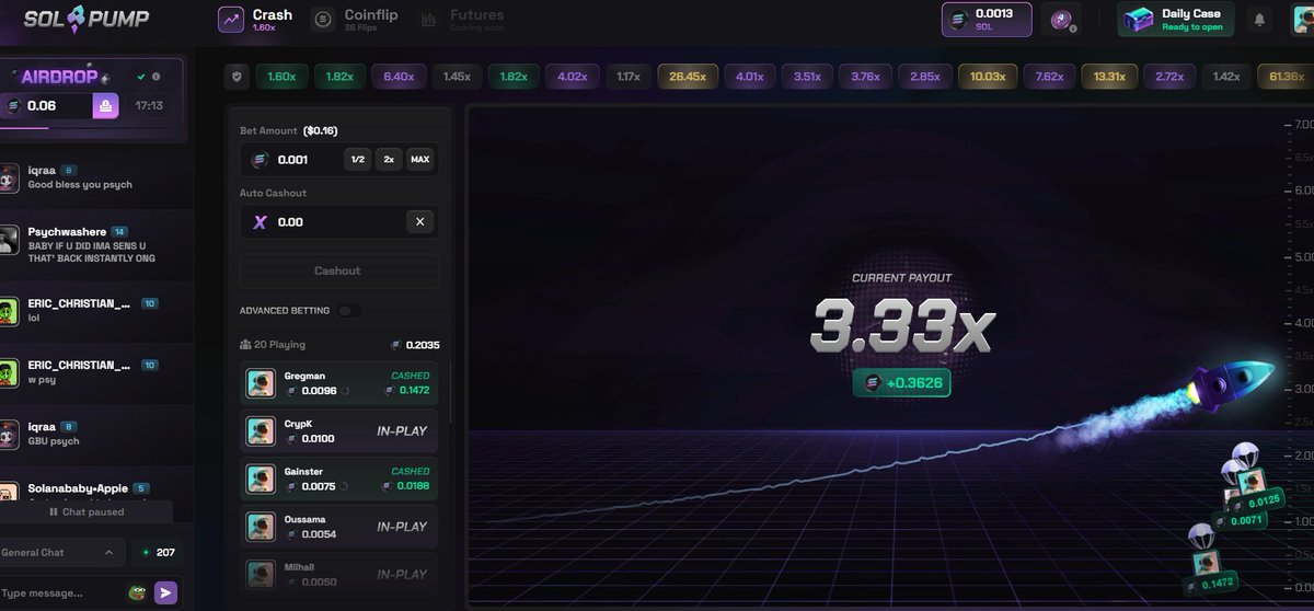 Mecki_token's tweet image. There is a new Solana Casino, and it's crazy 

solpump.com/a/QHNXBBNL

All done on chain, fairness view 

#solpump #Solana