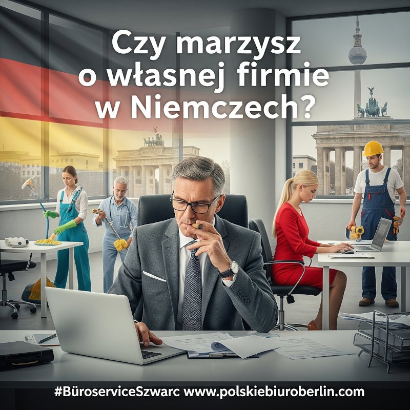 Chcesz założyć firmę w Niemczech? #BüroserviceSzwarc w Berlinie pomoże Ci przejść przez proces rejestracji! Oferujemy kompleksową pomoc. Kliknij tutaj: [Link do strony: polskiebiuroberlin.com/index.php/buer…] #firmawNiemczech #rejestracjafirmyNiemcy #GewerbeNiemcy #PolskieBiuroBerlin