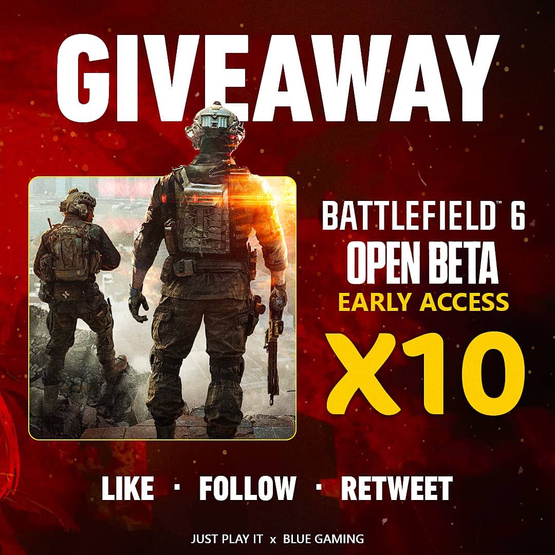 بلو جيمنج (@bluegamingsa) on Twitter photo 🚨 سحب على 10 أكواد بيتا لعبة BattleField 6 :
الشروط :
1️⃣ - متابعة حسابنا و <a href="/JustPlayIt_/">Just Play it</a>
2️⃣- لايك و رتويت للتغريدة
اختيار الفائزين بعد 24 ساعة 👌 🚨 سحب على 10 أكواد بيتا لعبة BattleField 6 :
الشروط :
1️⃣ - متابعة حسابنا و <a href="/JustPlayIt_/">Just Play it</a>
2️⃣- لايك و رتويت للتغريدة
اختيار الفائزين بعد 24 ساعة 👌