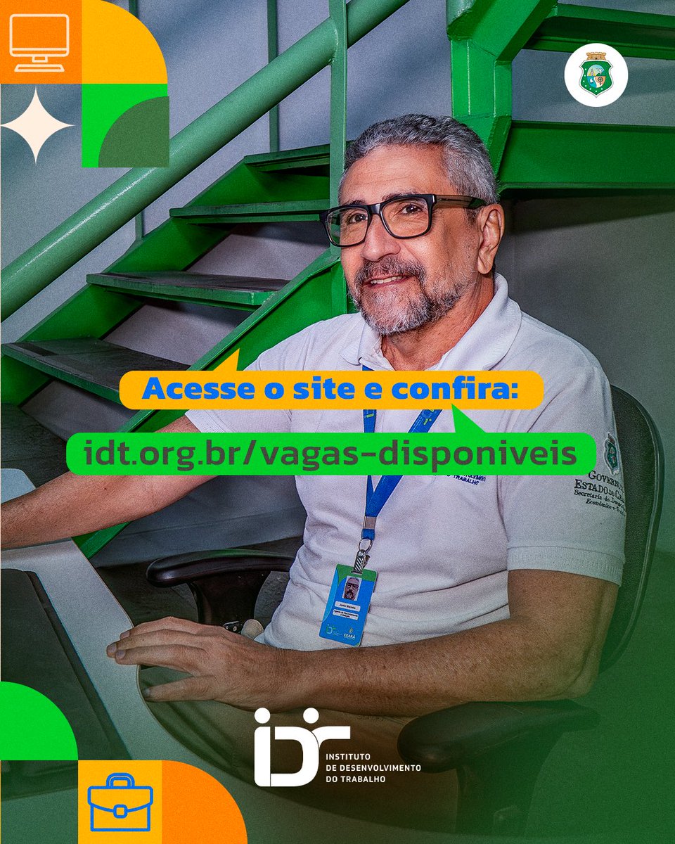 GovernoDoCeara's tweet image. Procurando emprego? 👀 Temos mais de 3 mil vagas de emprego abertas no Ceará, sendo 346 para pessoas com deficiência.

Confira as vagas e municípios aqui: idt.org.br/vagas-disponiv… 📲

#Emprego #SineIDT #GovernodoCeara