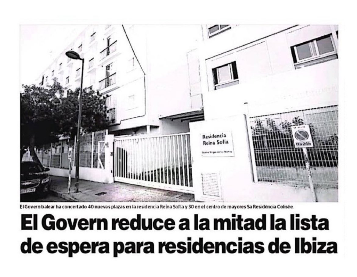 Jacobo Varela Limia (@jacoboibiza) on Twitter photo Cumplimos con la palabra dada.
El compromiso del <a href="/goib/">Govern de les Illes Balears</a> y de <a href="/MargaProhens/">Marga Prohens</a> con Ibiza se demuestra con hechos.
Se reduce a la mitad la lista de espera para residencias en Ibiza. Cumplimos con la palabra dada.
El compromiso del <a href="/goib/">Govern de les Illes Balears</a> y de <a href="/MargaProhens/">Marga Prohens</a> con Ibiza se demuestra con hechos.
Se reduce a la mitad la lista de espera para residencias en Ibiza.