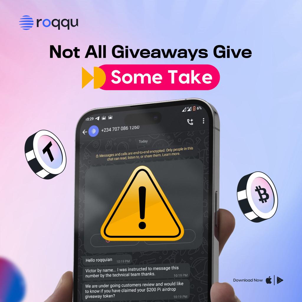 Send you shady DMs? We don't do that here

<a href="/roqqupay/">Roqqu</a> never slides into your inbox to ask for wallet info, or persuade you to click a link.

Stay safe, stay smart, stay Roqqu 🔒

#AntiFraud #CryptoScamAlert #CryptoYourWay #StayRoqqu