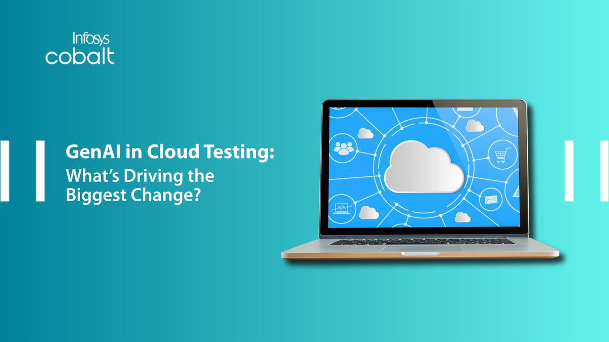 Infosys's tweet image. How is GenAI reshaping cloud testing in the cloud 2.0 era? 
Explore how intelligent automation and predictive analytics are transforming #qualityengineering. 
Check out this blog: infy.com/4myKl8I

#InfyTesting #IQE