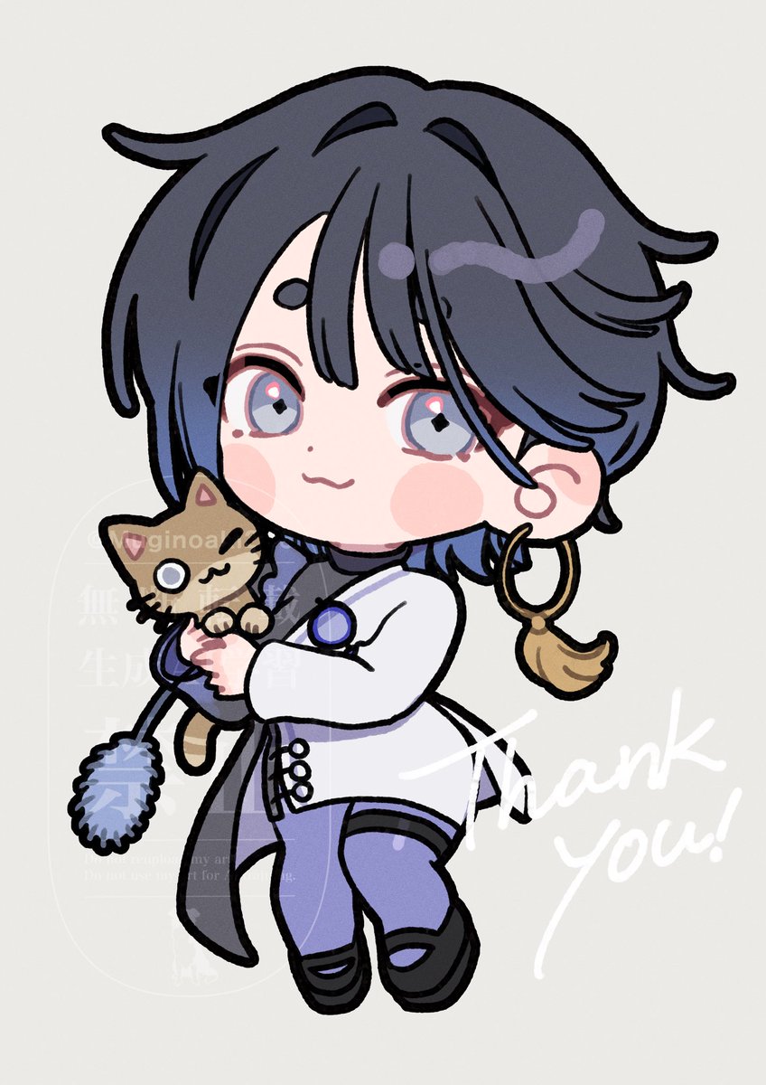 ご依頼いただき、SDキャラを描かせていただきました✨
とても素敵なキャラデザで描いていて楽しかったです！
ご依頼ありがとうございました！