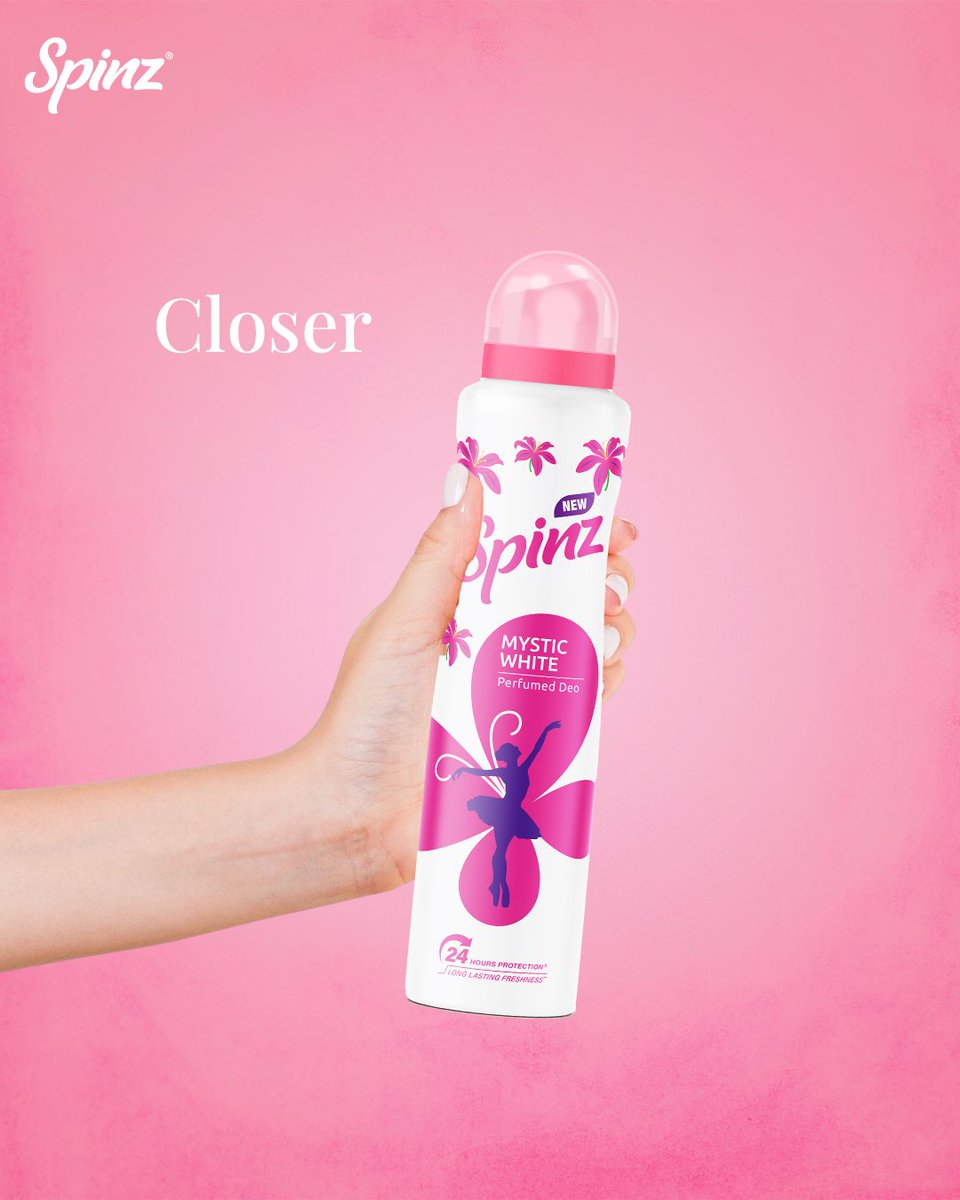 SpinzIndia's tweet image. Come closer… and meet your new freshness obsession 🌸😍

#Spinz #SpinzYourWorld #FragranceGoals #FreshAllDay #DeoLove #CavinKare #MakingLivesHappier

[ Spinz, Spinz India, Spinz Deo, Floral Fragrance, Freshness, Floral Scent, Long Lasting]