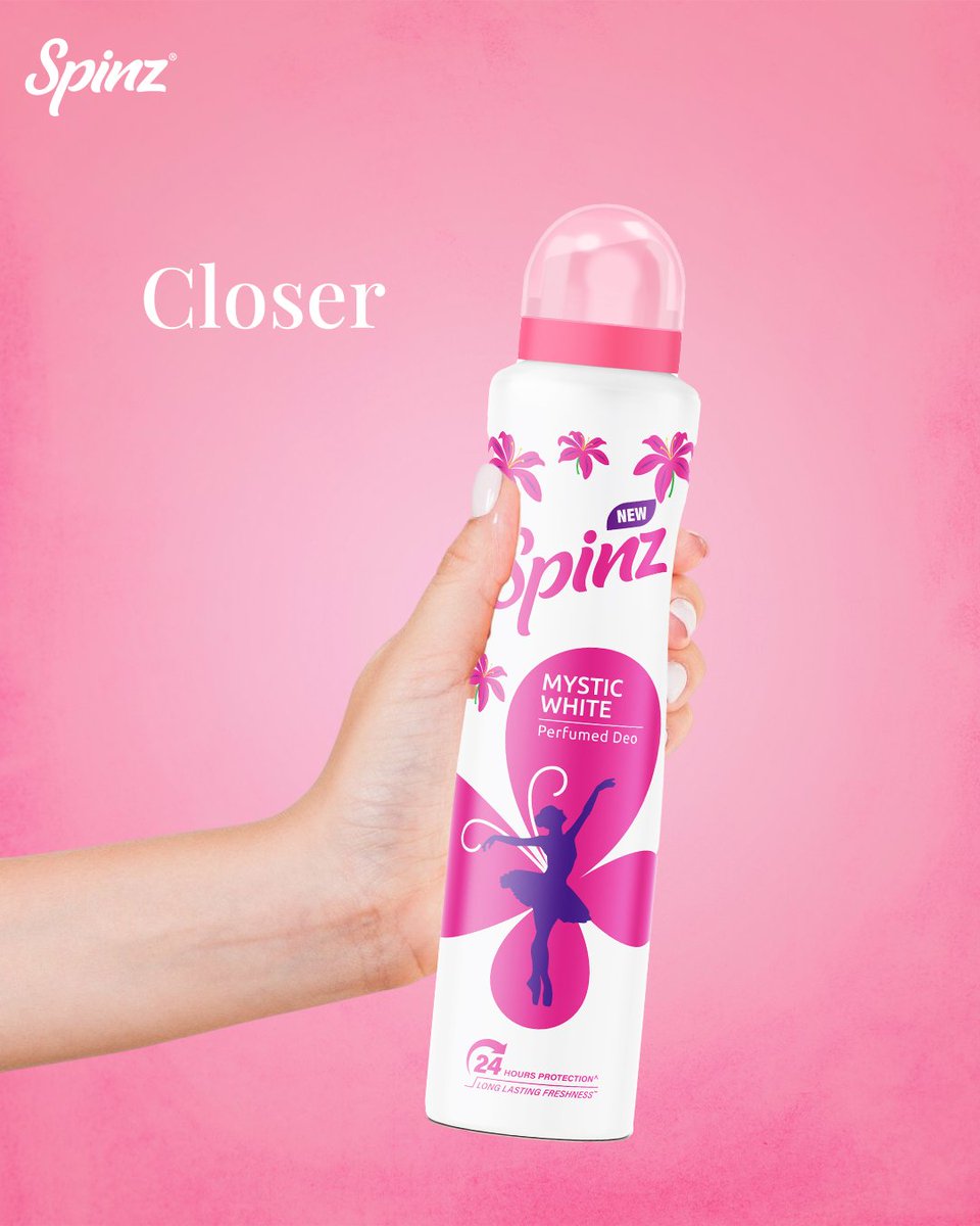 SpinzIndia's tweet image. Come closer… and meet your new freshness obsession 🌸😍

#Spinz #SpinzYourWorld #FragranceGoals #FreshAllDay #DeoLove #CavinKare #MakingLivesHappier

[ Spinz, Spinz India, Spinz Deo, Floral Fragrance, Freshness, Floral Scent, Long Lasting]