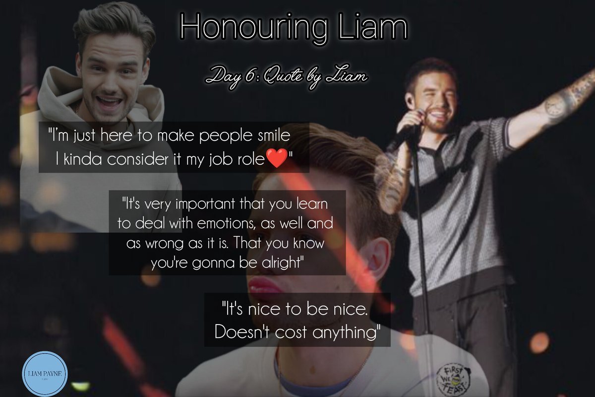 Honouring Liam 
Day 6: Quotes by Liam 🤍
He's a wise wise man 🫶🏻
#renemberingliam #weloveyouliam