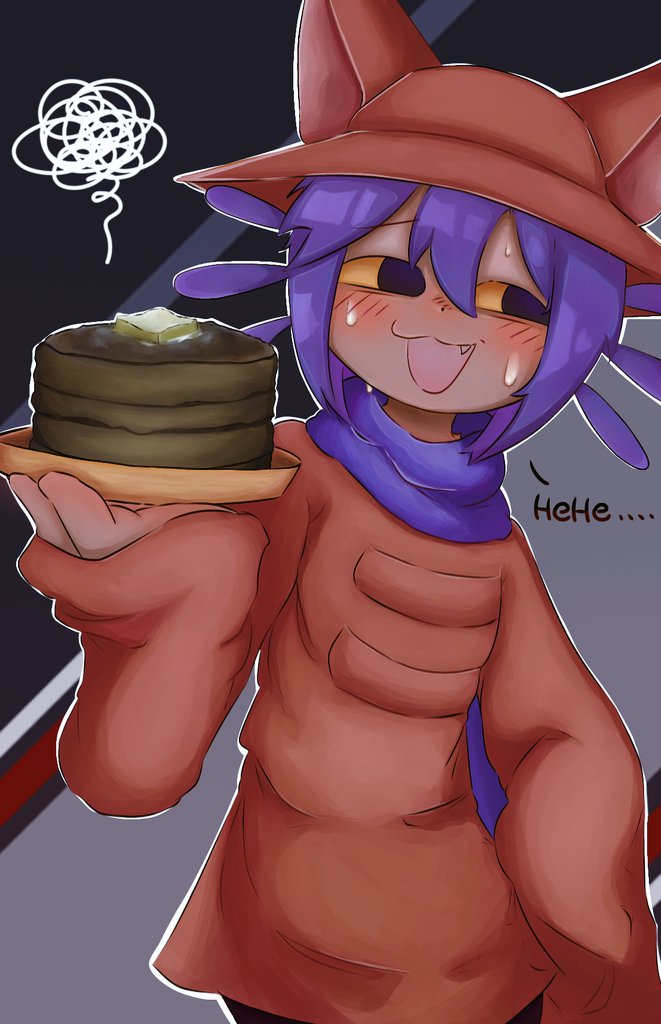 #Oneshot_game #oneshot #OneshotFanArt  #Oneshot_Niko #Niko  
パンケーキ失敗……🥞💦´-