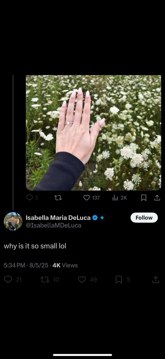 Myron Gaines (@myrongainesx) on Twitter photo Women are their own west enemies.
<a href="/sarahcstock/">Sarah Stock ✟</a> got proposed to and I see multiple trad griting thots like Isabella DeLuca and <a href="/emilysavesusa/">emilysavesamerica</a> trying to throw shade in the comments...
I'm EXTREMELY critical of women and feminism but I will never insult a woman for doing her job: Women are their own west enemies.
<a href="/sarahcstock/">Sarah Stock ✟</a> got proposed to and I see multiple trad griting thots like Isabella DeLuca and <a href="/emilysavesusa/">emilysavesamerica</a> trying to throw shade in the comments...
I'm EXTREMELY critical of women and feminism but I will never insult a woman for doing her job: