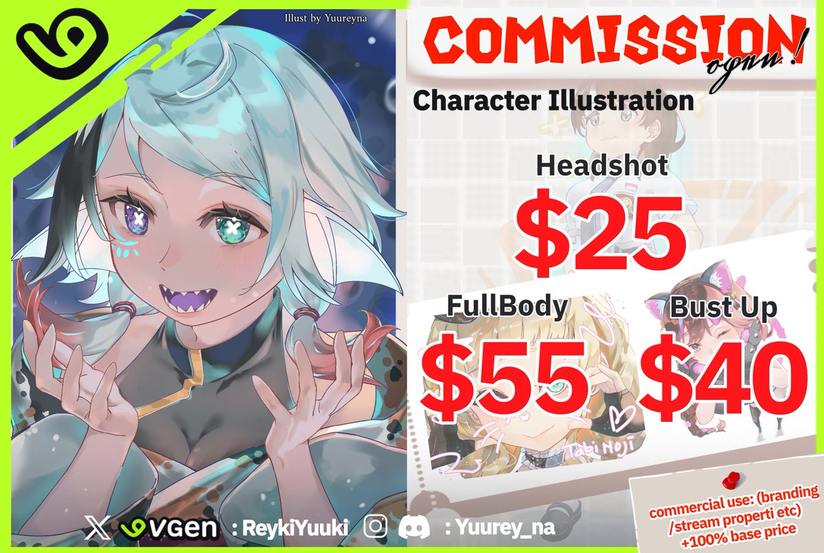 (Retweets are really appreciated as always!) 
CMS Open!! 

for more sample 
pixiv.net/en/users/57817…

Tag:
#commission #commissionsopen #CommissionedArt #VGenComms #Vtubers #Fanarts
Terjemahkan postingan