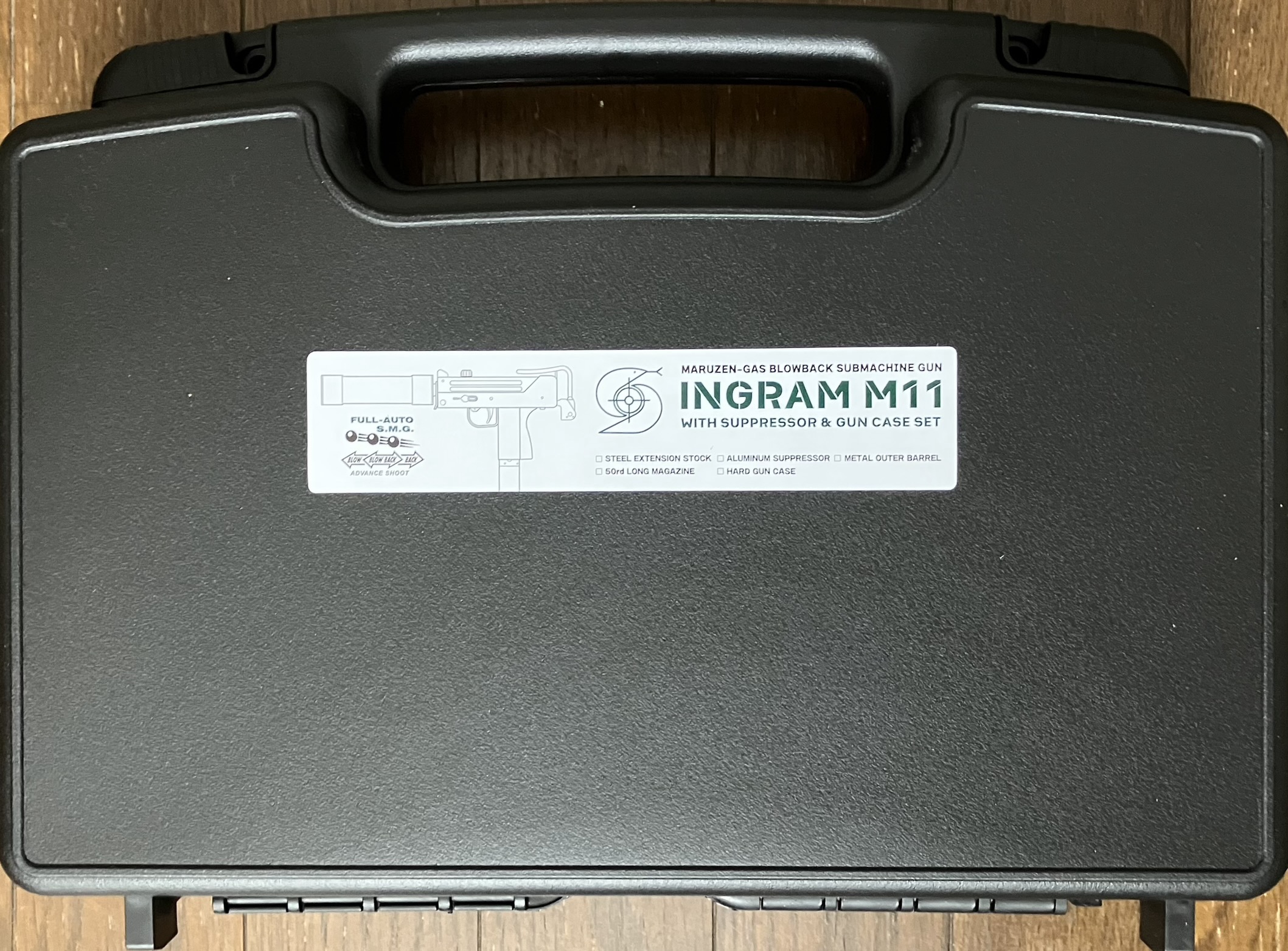 マルゼン　イングラム マルゼン、「イングラム M11 サプレッサー&ガンケースセット」8