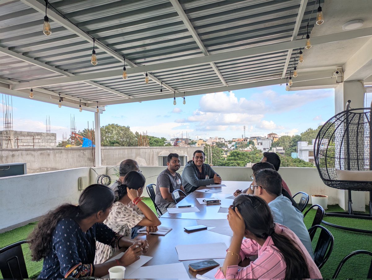 The Fifth Elephant (@fifthel) on Twitter photo A data huddle in HSR, on a Wednesday late afternoon with folks from <a href="/BabbageInsight/">Babbage Insight</a> <a href="/OrcaSheets/">OrcaSheets</a> 5C Network and participants from across Bangalore.
has.gy/Q1mS A data huddle in HSR, on a Wednesday late afternoon with folks from <a href="/BabbageInsight/">Babbage Insight</a> <a href="/OrcaSheets/">OrcaSheets</a> 5C Network and participants from across Bangalore.
has.gy/Q1mS