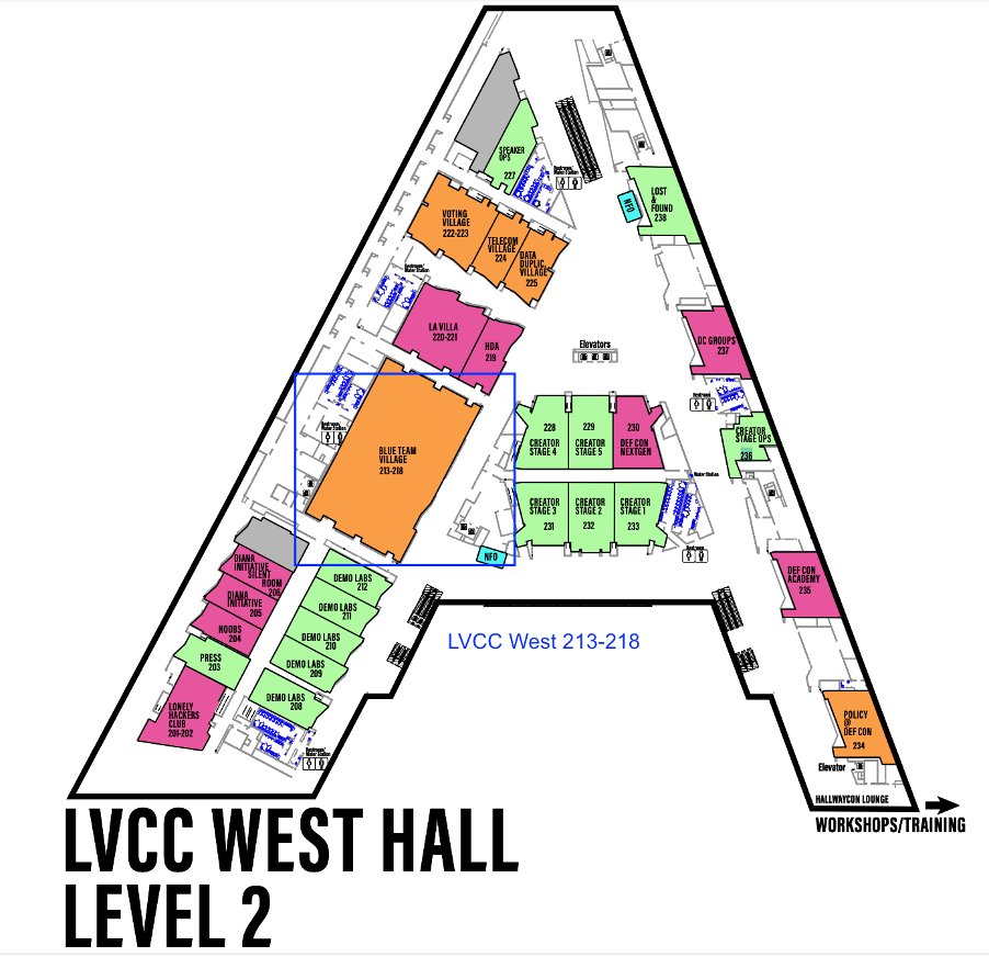 🚨One more day until #defcon33! Check out blueteamvillage.org/btv-at-def-con… for our village schedule, CTF and movie night events. We're also in the Hacker Tracker app. Visit us at LVCC West Hall Level 2. We're in rooms 213-218. #blueteam #cybersecurity We can't wait to see you! 💙
