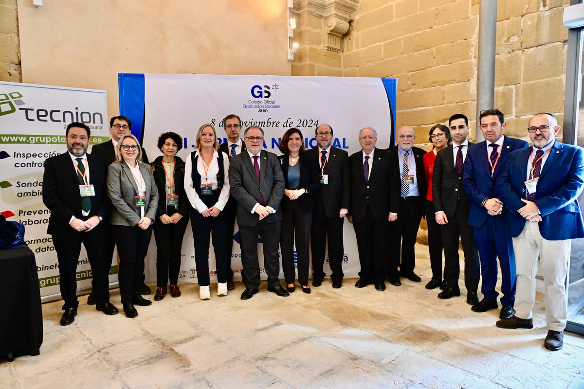 👉Pronto os daremos más información sobre la II Jornada Nacional Agrolaboral que organizamos desde el Colegio Oficial de Graduados Sociales de Jaén. Os adelantamos que será muy interesante

Imagen de la jornada del año pasado, que fue un verdadero éxito

#GraduadosSocialesJaén