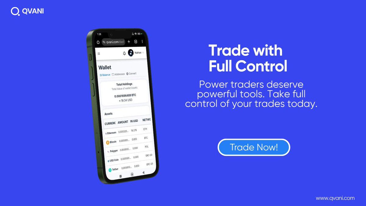 Power users need power tools. Qvani gives you gas-efficient swaps, fast routing, and a clean UI. 

Take control today → qvani.com/home

#DeFiTools #PowerTraders #QvaniEdge