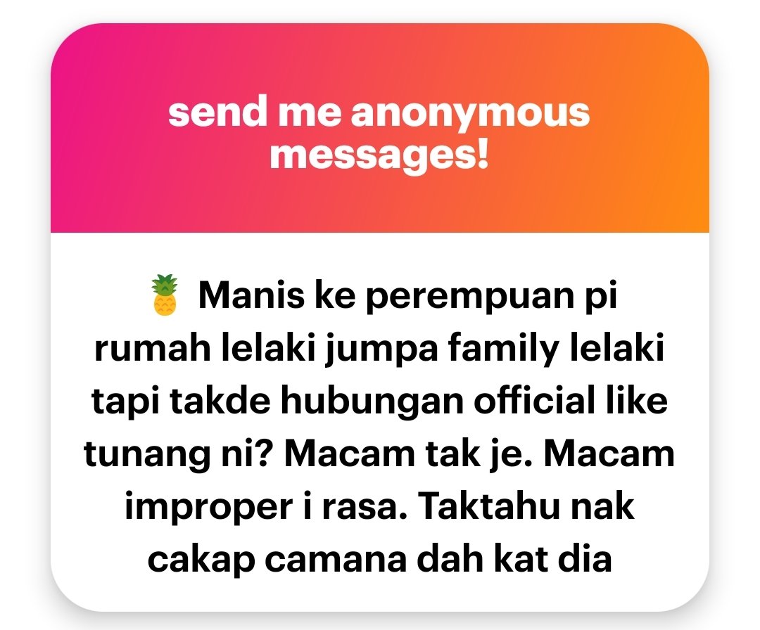 zuhrahx's tweet photo. Apa pendapat korang?
To me, takde masalah pun siapa jumpa siapa dulu. Sebab sebelum I bertunang, my parents yg pergi rumah in laws dulu.
Cuma yang part dia tak melawat kat hospital tu agak sus.
#HelpSis https://t.co/Jpp5UHlsOL
