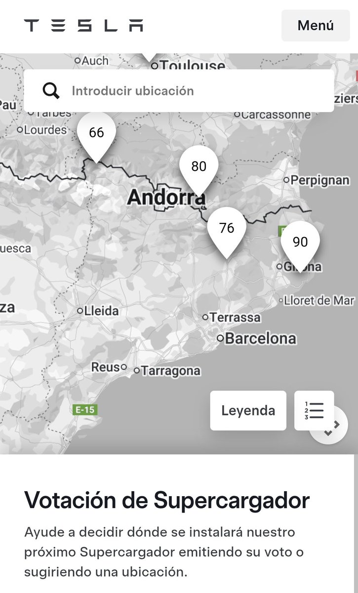 Creus que falta un Supercharger a prop teu o on vas de vacances? A Catalunya hi ha 4 localitzacions que es poden votar :
-Platja d'Aro
-Puigcerdà
-Vic
-Vielha e Mijaran
<a href="/electricscat/">elèctrics|cat</a>