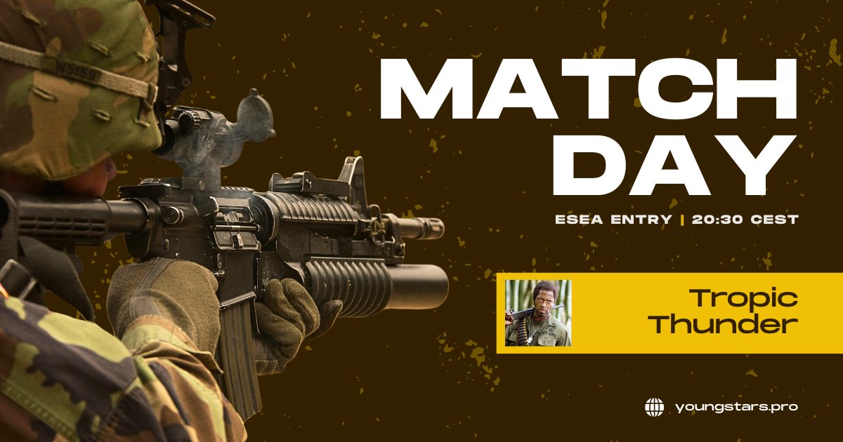 At 20:30 CEST, we will see a match between Young Stars Academy and Tropic Thunder as part of ESEA Entry.

The entire match will be commented on by Bartłomiej "Bsg" Sękowski on his Twitch channel.

Good luck!