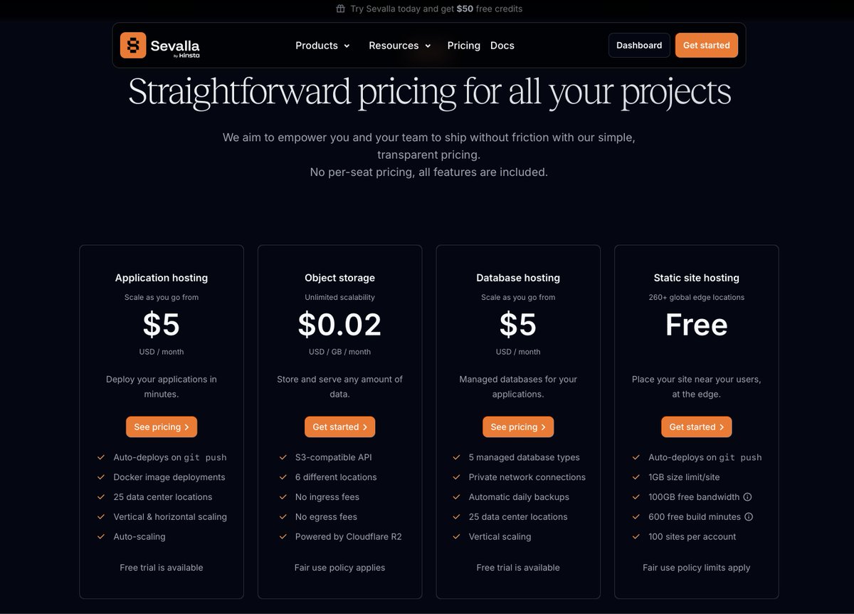 Have you already seen/tried Sevalla.com for hosting apps and can share any feedback?

It looks super nice and affordable.
