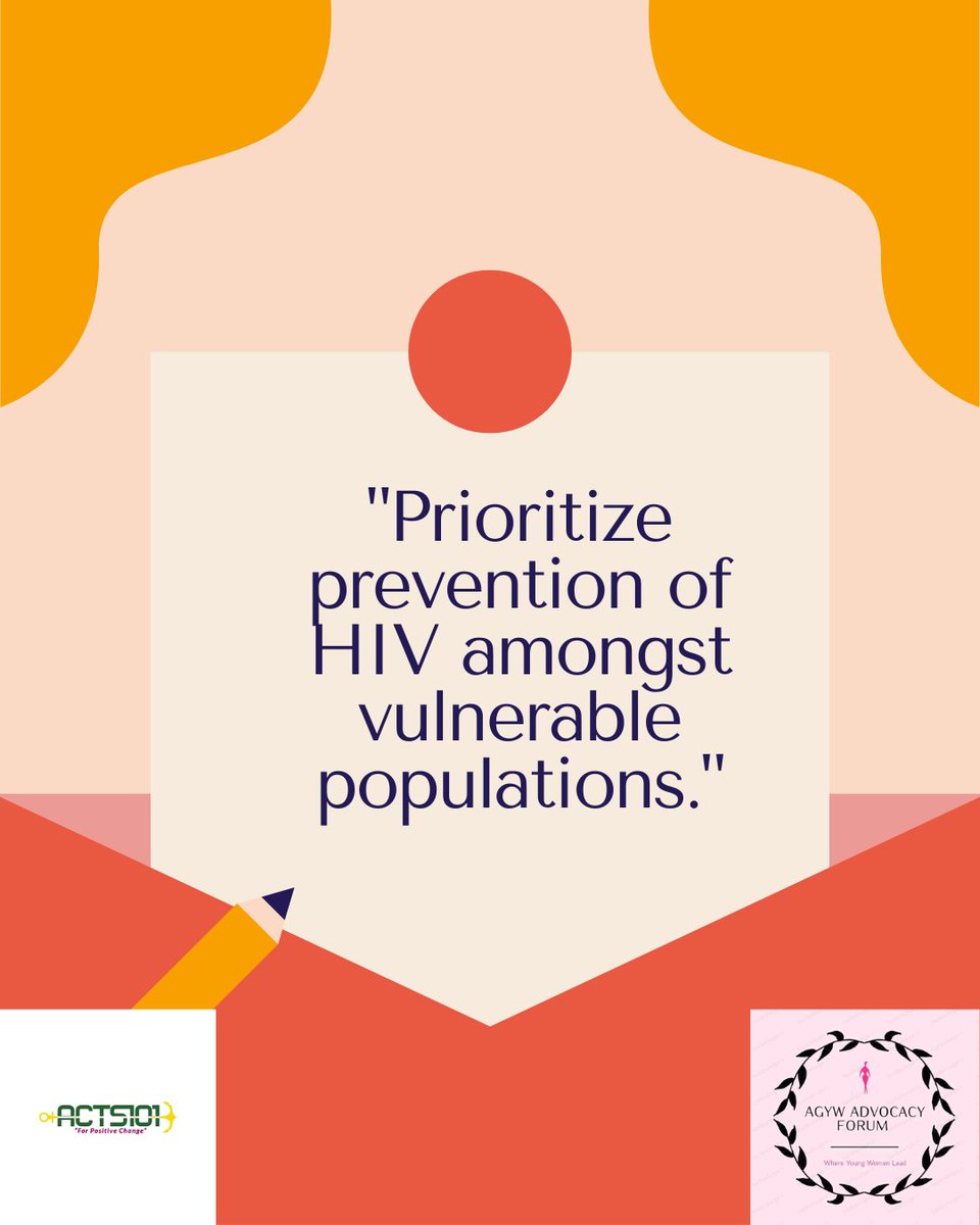 Prior to #AIDS2025, the AGYW Forum, in partnership with <a href="/Acts101U/">ACTS101-Uganda</a>, ran a survey where we asked young people; 
"If you had a microphone at the #AIDS2025, what would you say to the people in the room?"
Over the next few weeks, we'll be sharing responses received
#AGYWAdvocacyForum