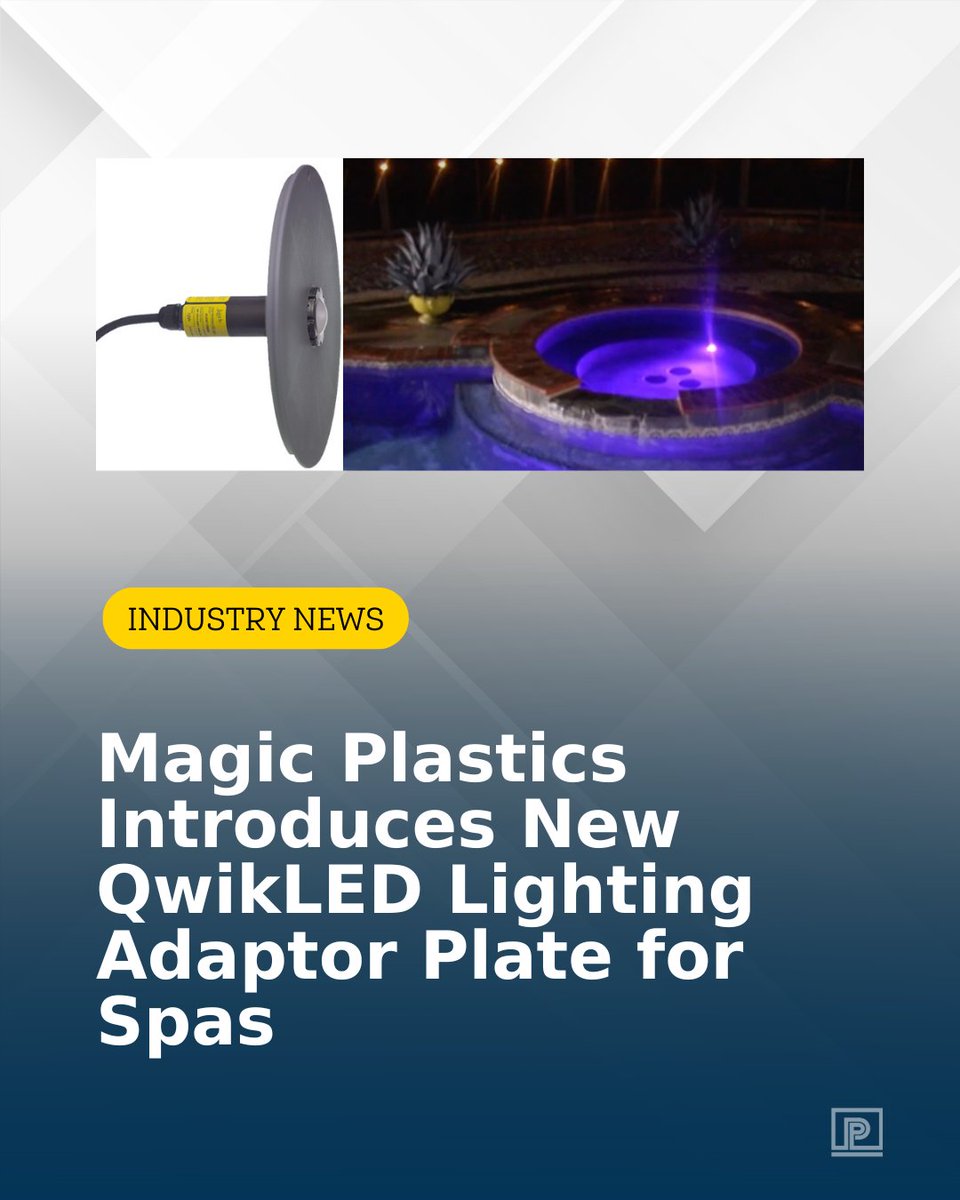 PoolProMag's tweet image. launched a smaller version of its QwikLED lighting adaptor plate for spas. The new plate lets pool and spa professionals easily and affordably replace older incandescent spa lights with energy-efficient LED lights.

Read more: poolpromag.com/magic-plastics…