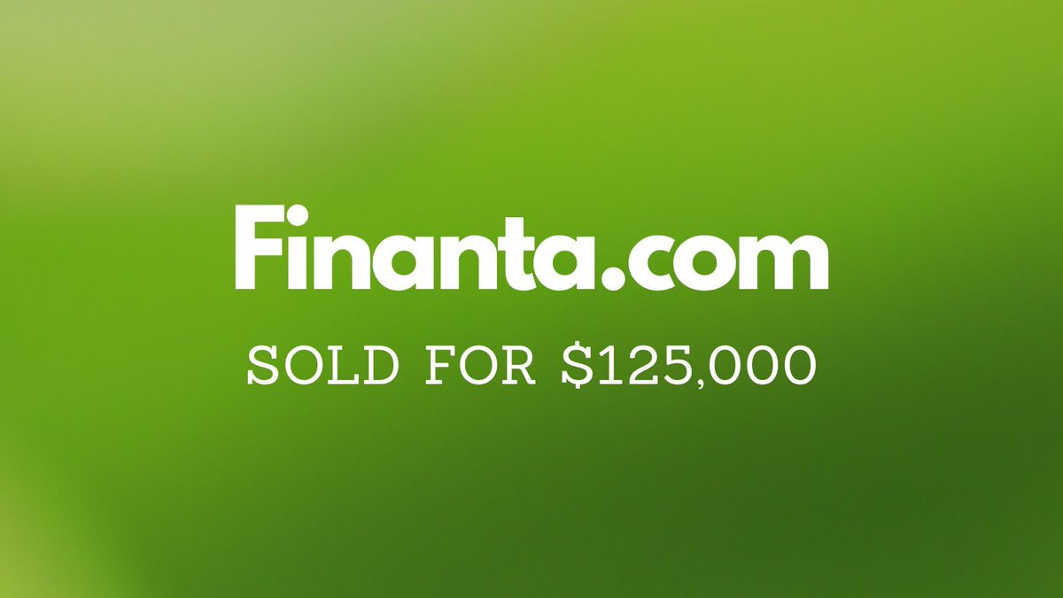 NameBio's tweet photo. Yesterday saw $809k in domain name sales including:

$125,000 Finanta․com
$80,500 XOA․com
$63,555 Zhang․com
$24,888 Surgicore․com
$20,250 8582․com
$20,000 Zero․tax
$10,249 SmallBusiness․org

Full list 👉 https://t.co/j0CYSAgQrR

#Domains https://t.co/D7RkVZ1uN8