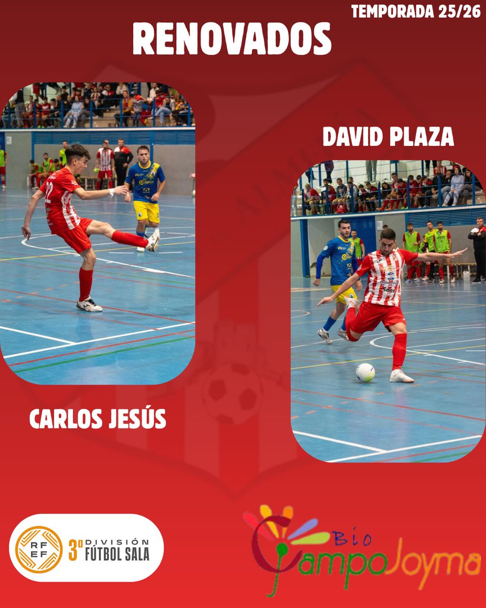 sportingfsalme1's tweet photo. 🚨🔴⚪️🚨
Seguimos dando forma a la plantilla , Carlos y David continuarán una temporada más, Carlillos como lo conocemos todos, seguirá haciéndonos disfrutar a todos con su magia y levantándonos del asiento. Y Deivid que será un jugador fundamental para el equipo. https://t.co/znVeN3PvSC