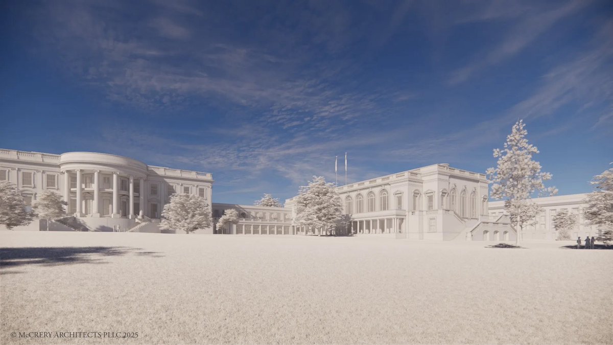 Trump’s “90,000 square foot” ballroom is baffling.

Each table seats 10, so 650 seats is 65 tables. If we generously assume 100 sq ft/table, that’s 6,500 sq ft. There appears to be a lower level, so double that to 13,000 sq ft.

So where’s the other 70,000+ square feet?