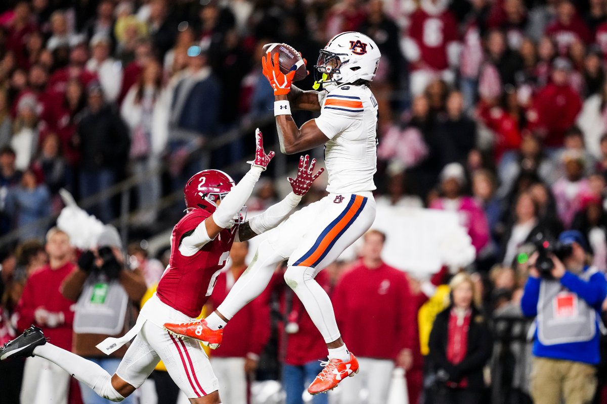 Taylor Korn (@taylorkorntnr) on Twitter photo Cam Coleman over the final 3 weeks of the 2024 regular season (via PFF):
6 receiving touchdowns (No. 1 in the country)
306 receiving yards (No. 6 in the country)
(๐ธ <a href="/AuburnFootball/">Auburn Football</a>) Cam Coleman over the final 3 weeks of the 2024 regular season (via PFF):
6 receiving touchdowns (No. 1 in the country)
306 receiving yards (No. 6 in the country)
(๐ธ <a href="/AuburnFootball/">Auburn Football</a>)