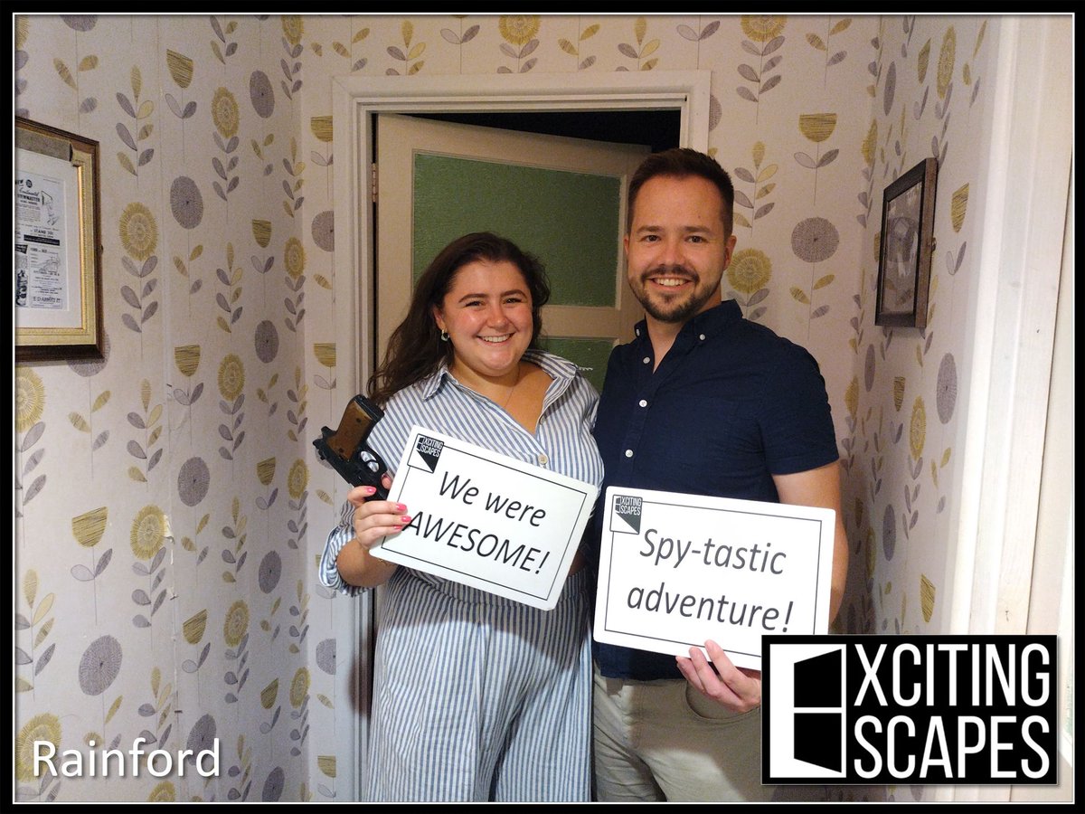 A special thank you to team "Rainford!"🕵️‍♀️ 
For their impressively thorough investigation into a suspected spies flat. They cracked the codes, beat the clock and solved the case!👍 🕵️ 

Want to take on the challenge for yourself? 🤔 
Book now: buff.ly/MdrCei9 
#escaperooms