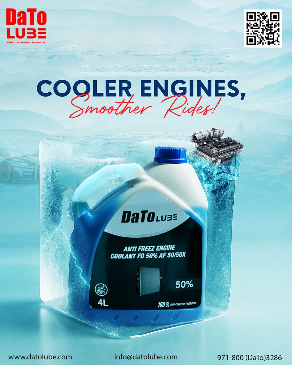 datotechie's tweet image. Keep your engine cool even in extreme heat with DaTo LUBE FD 50/50X.
✅ 100% anti-corrosion
✅ Ready to use
💧 Engine care that lasts!
#DaToLUBE #EngineCoolant #CarCare #AutoGarage #CoolantCheck #DriveCool #MechanicTools #CarTips