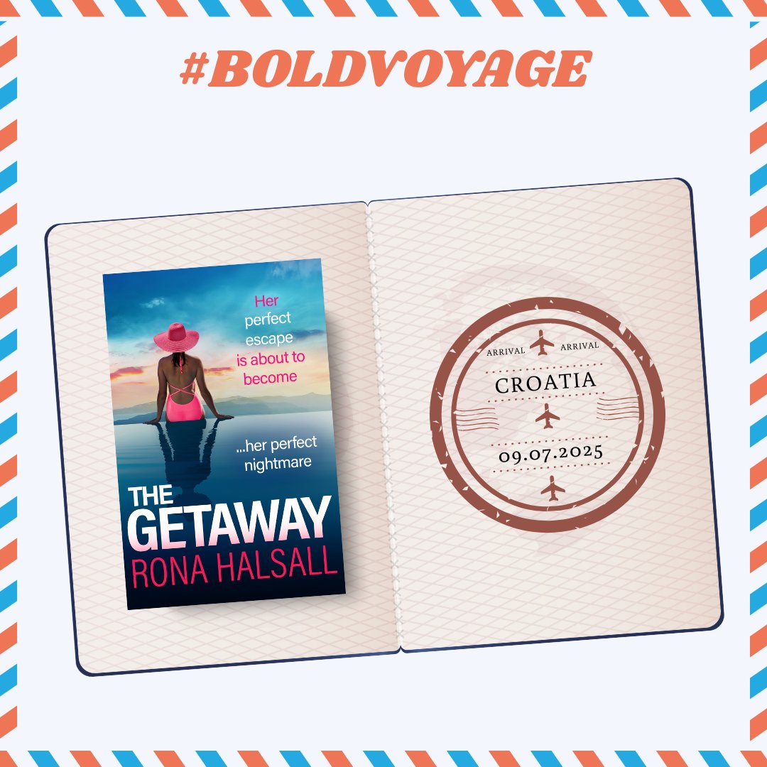 Boldwood Books (@boldwoodbooks) on Twitter photo Today we're heading to Croatia with <a href="/RonaHalsallAuth/">Author Rona Halsall</a> 🇭🇷 Where Maddie and Tom’s dream getaway is about to become a nightmare they could never have imagined... 👀
What book are you reading to get your next passport stamp? ✈️
#Boldvoyage Today we're heading to Croatia with <a href="/RonaHalsallAuth/">Author Rona Halsall</a> 🇭🇷 Where Maddie and Tom’s dream getaway is about to become a nightmare they could never have imagined... 👀
What book are you reading to get your next passport stamp? ✈️
#Boldvoyage