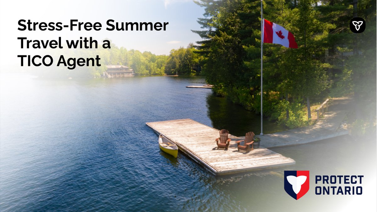 Consumer Protection Ontario (@onconsumer) on Twitter photo 🇨🇦 Exploring Canada this summer? Make it stress-free!
Book with a <a href="/TICOntario/">TICO (The Travel Industry Council of Ontario)</a> -certified agent for:
✅ No hidden fees
✅ Clear refunds
✅ Financial protection
Know your rights ➡️ ontario.ca/travelrights
ontario.ca/droitsduvoyage… 🇨🇦 Exploring Canada this summer? Make it stress-free!
Book with a <a href="/TICOntario/">TICO (The Travel Industry Council of Ontario)</a> -certified agent for:
✅ No hidden fees
✅ Clear refunds
✅ Financial protection
Know your rights ➡️ ontario.ca/travelrights
ontario.ca/droitsduvoyage…