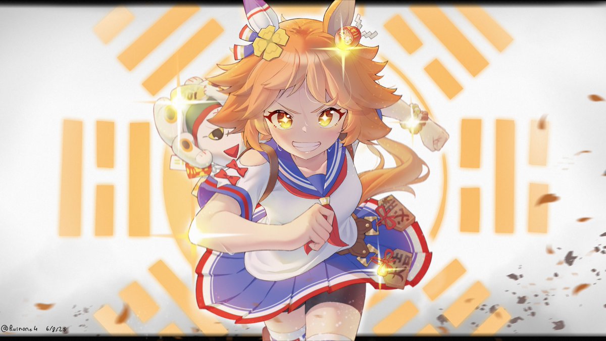 Ruinone4's tweet image. I see victory in my future!
 #umamusume #ウマ娘
