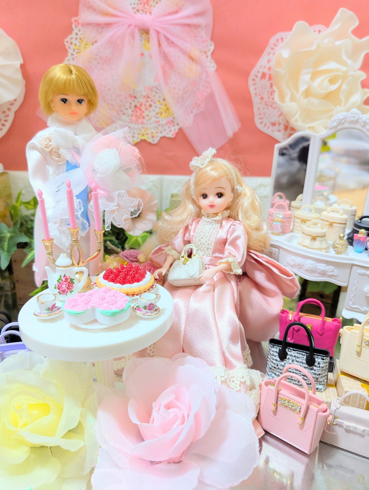 ✨パール42✨春〜超薄手セレブ〜まるでリカちゃんママ❣✨フリフリル女優襟✨ リカ活 えりえり on X: