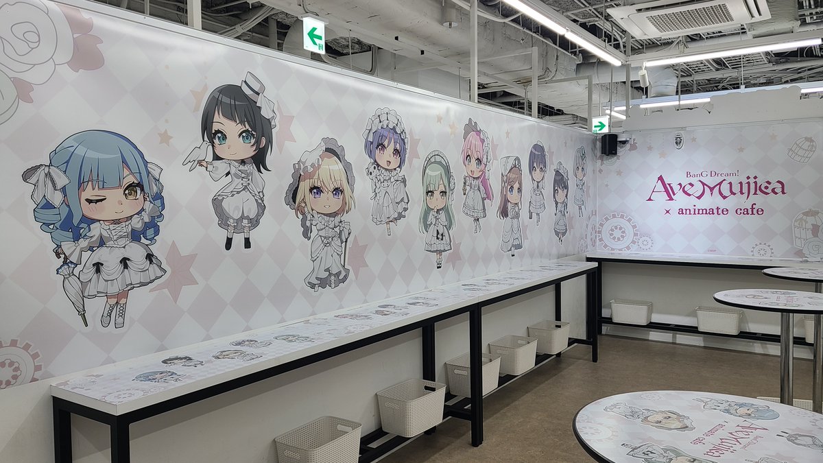 【BanG Dream! Ave Mujica×애니메이트 카페】

 #BanGDream #AveMujica #콜라보카페 오픈까지 D-1💞

✨매장 사진 공개✨
많은 방문 부탁드립니다!♡ଘ(੭ˊ꒳​ˋ)੭♡

#애니메이트카페 #잠실롯데점 에서 만나요🍰