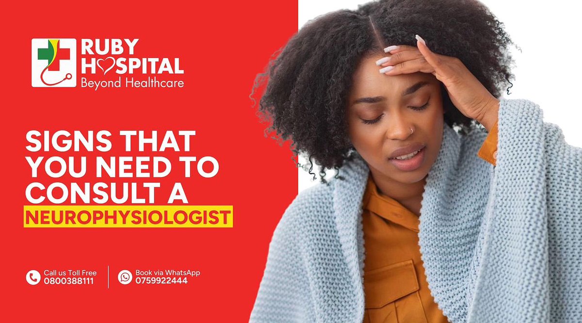 Not all pain is visible.
If you're experiencing chronic headaches, numbness, or sudden blackouts, it might be time to see a Neurophysiologist.
Read: 5 signs it's time to consult one here: medium.com/@healthclock/5…

#neurophysiology #rubyhospital
