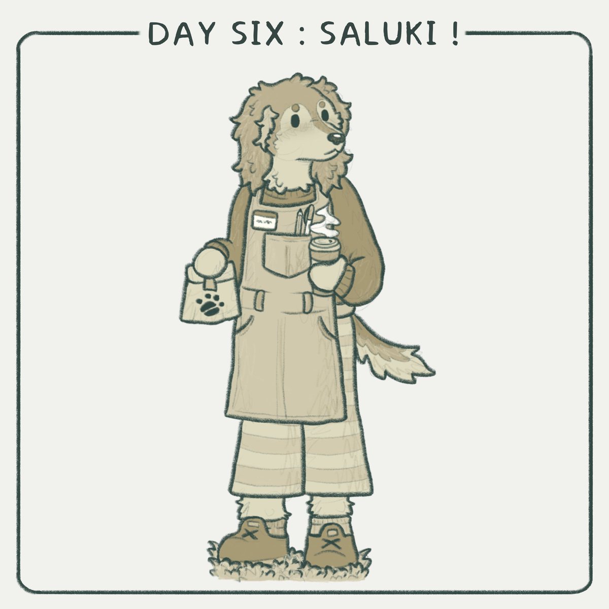 doggust day six : saluki !