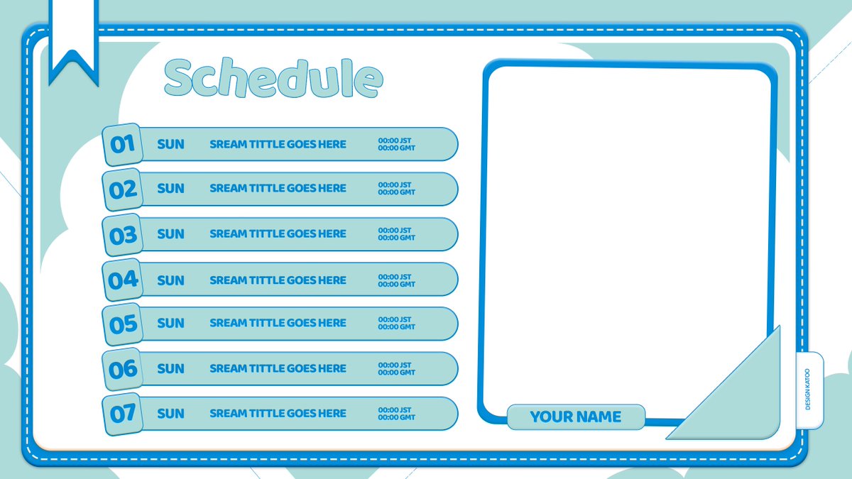 FREE TO USE stream overlay and schedule!! RT is appreciate
-
if you want commission be free to dm me for a design service or <a href="/LunaristStudio/">Lunarist Studio</a> for other service
Link download in comment!!!