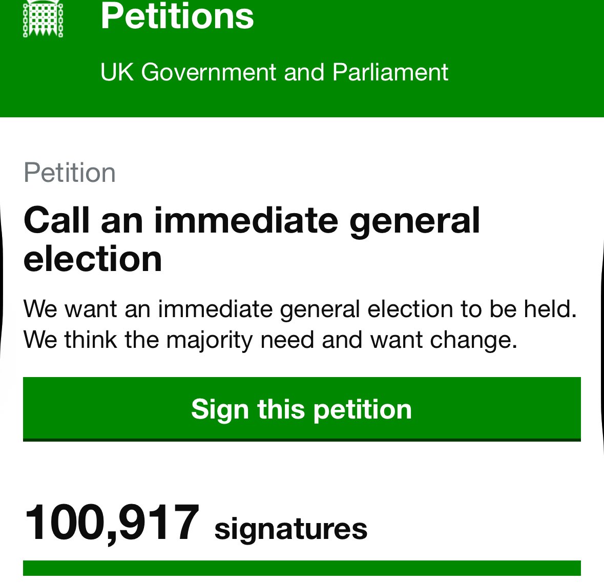 NotFarLeftAtAll's tweet image. Call an immediate general election

Pls sign petition.parliament.uk/petitions/7273…